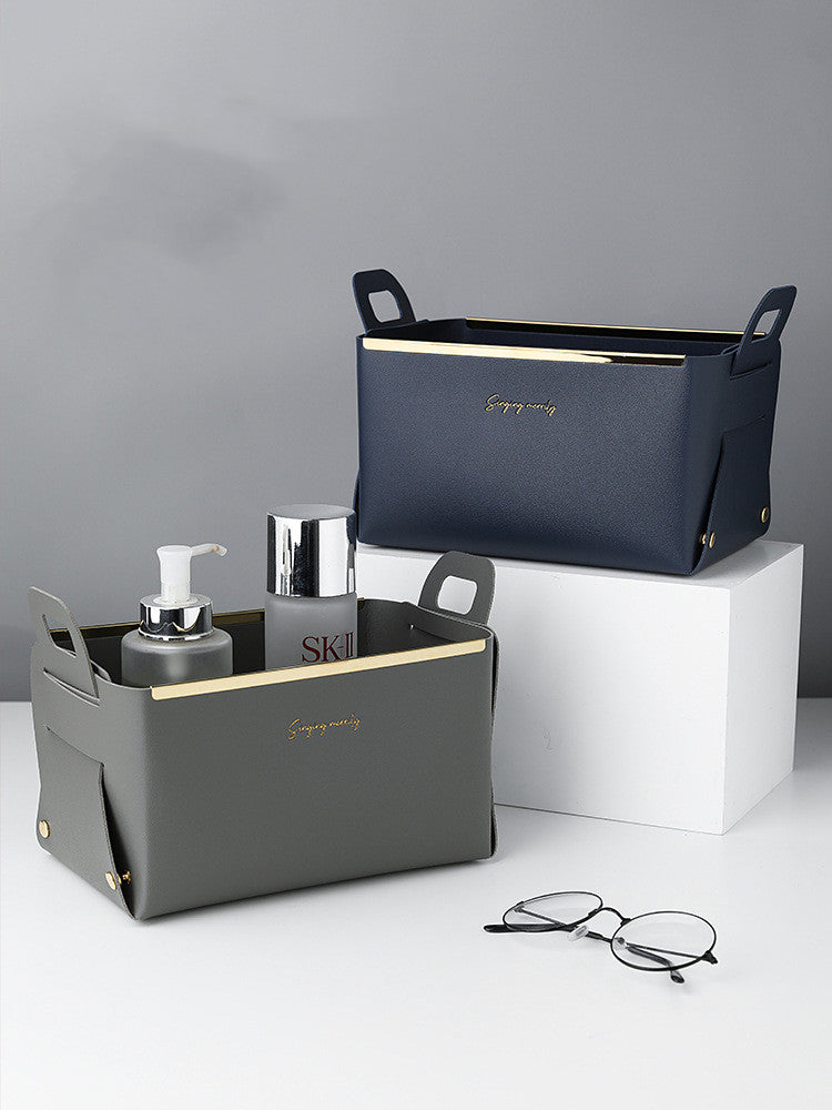 Vide-poches pliable en simili-cuir — vue 4