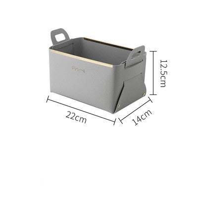Vide-poches pliable en simili-cuir — vue 9