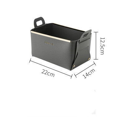 Vide-poches pliable en simili-cuir — vue 8