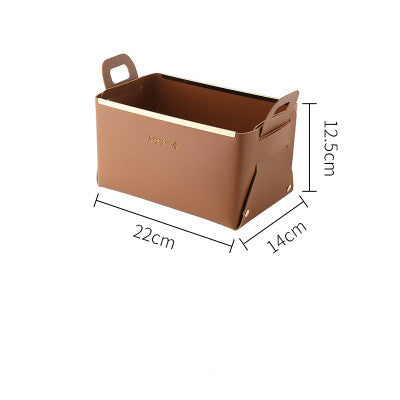 Vide-poches pliable en simili-cuir — vue 10