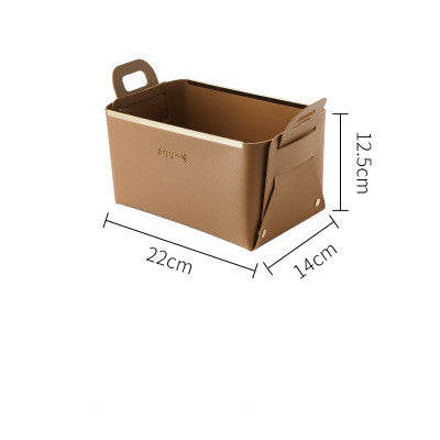 Vide-poches pliable en simili-cuir — vue 11