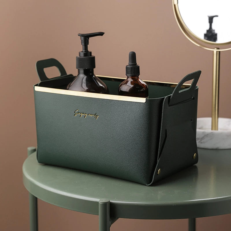 Vide-poches pliable en simili-cuir — vue 2