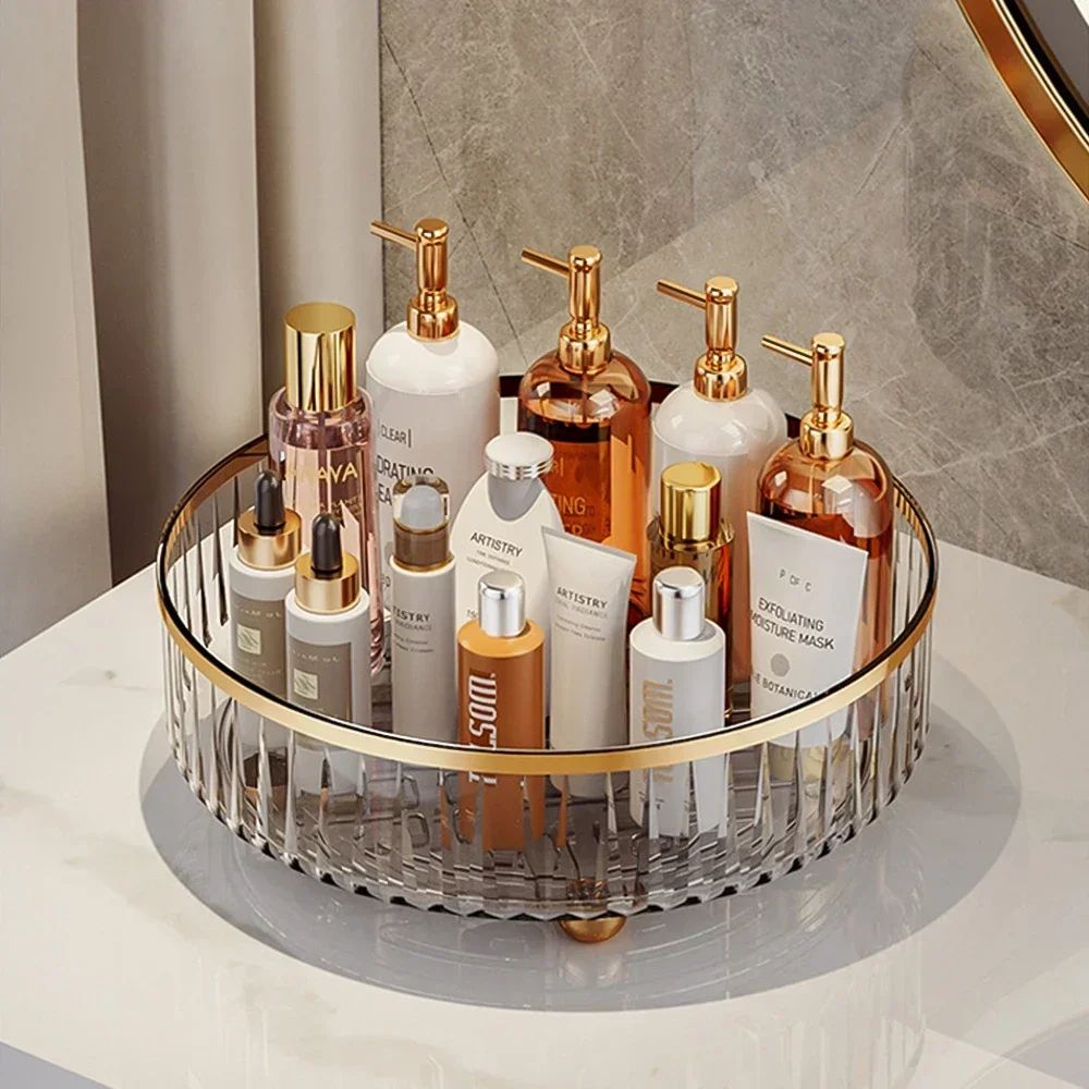 Plateau tournant 360° pour soins et parfums