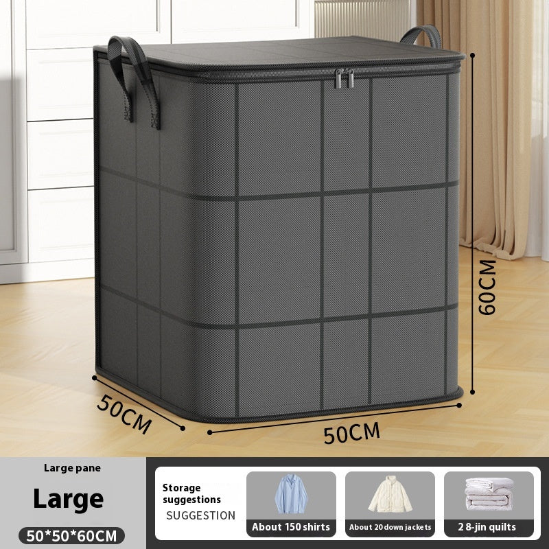 Sac de rangement pliable à poignées et double fermeture — vue 5