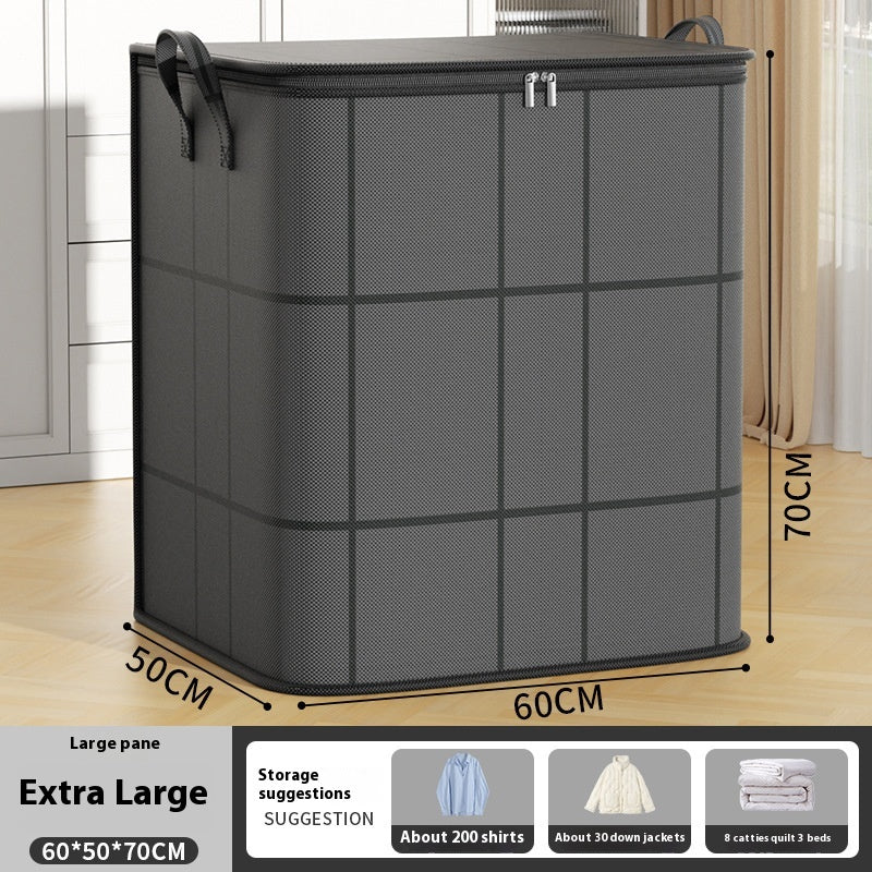 Sac de rangement pliable à poignées et double fermeture — vue 6