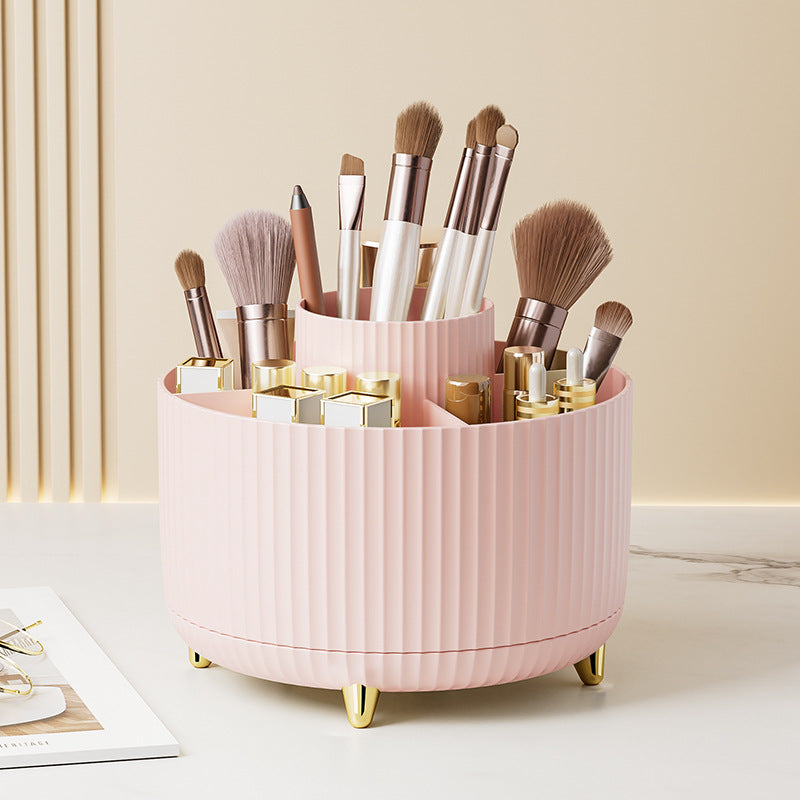 Pot rotatif cannelé pour pinceaux et stylos — vue 7