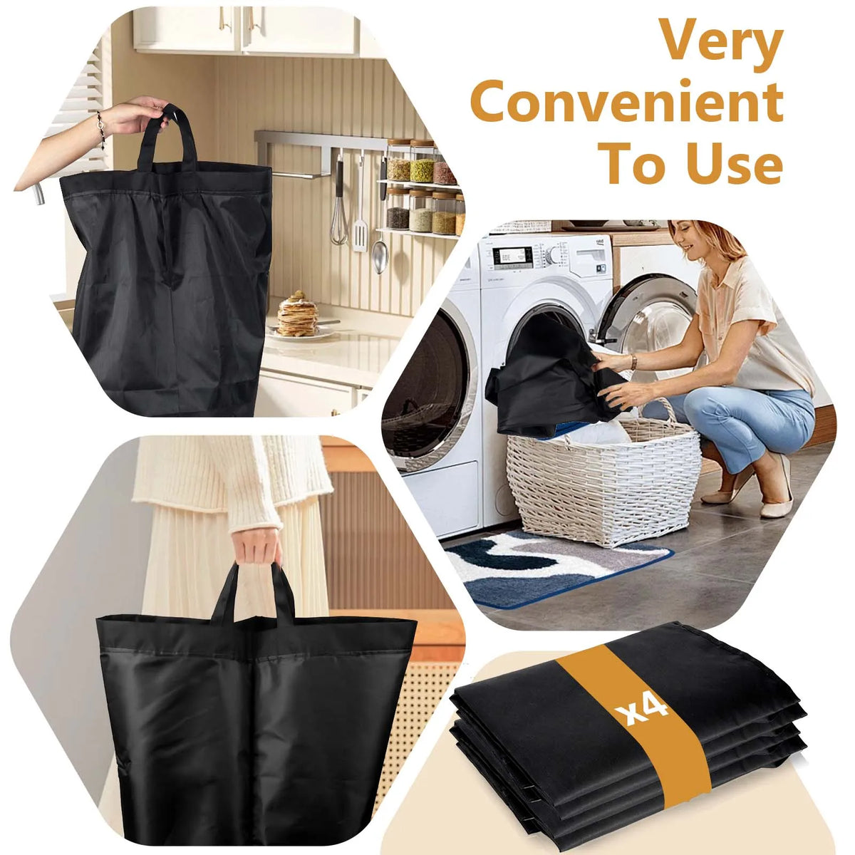 Collecteur de tri 160 L, 4 sacs amovibles