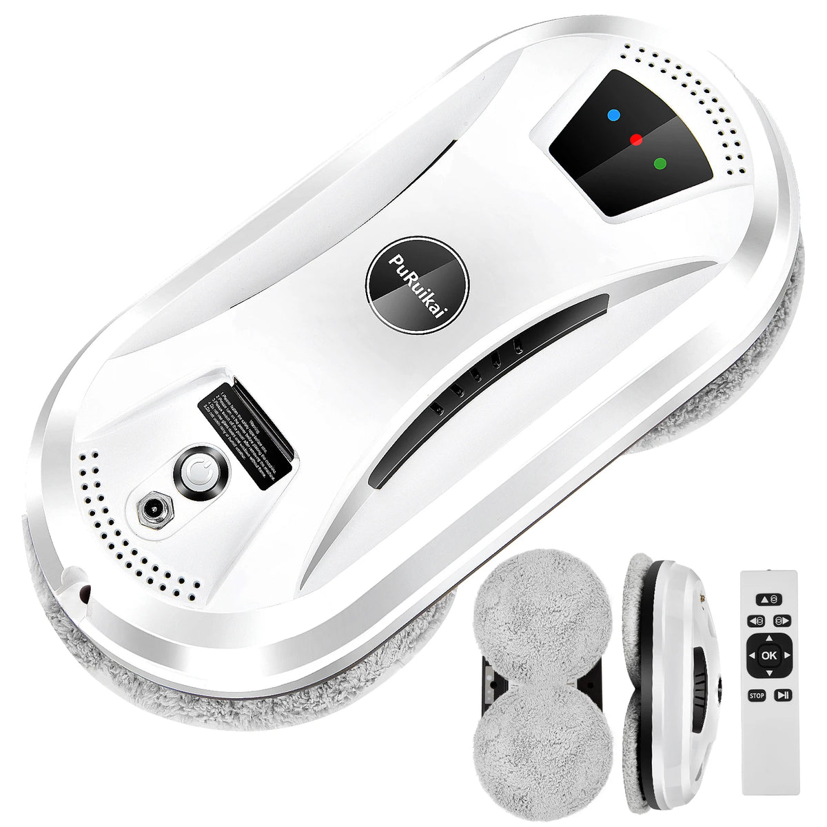 Robot lave-vitres avec télécommande, 5 600 Pa