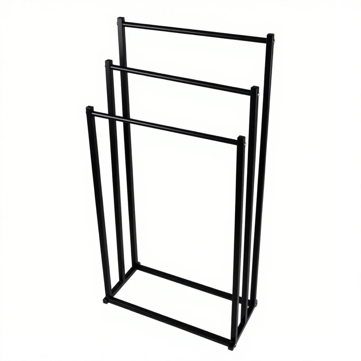 Porte-serviettes sur pied 3 niveaux, sans perçage