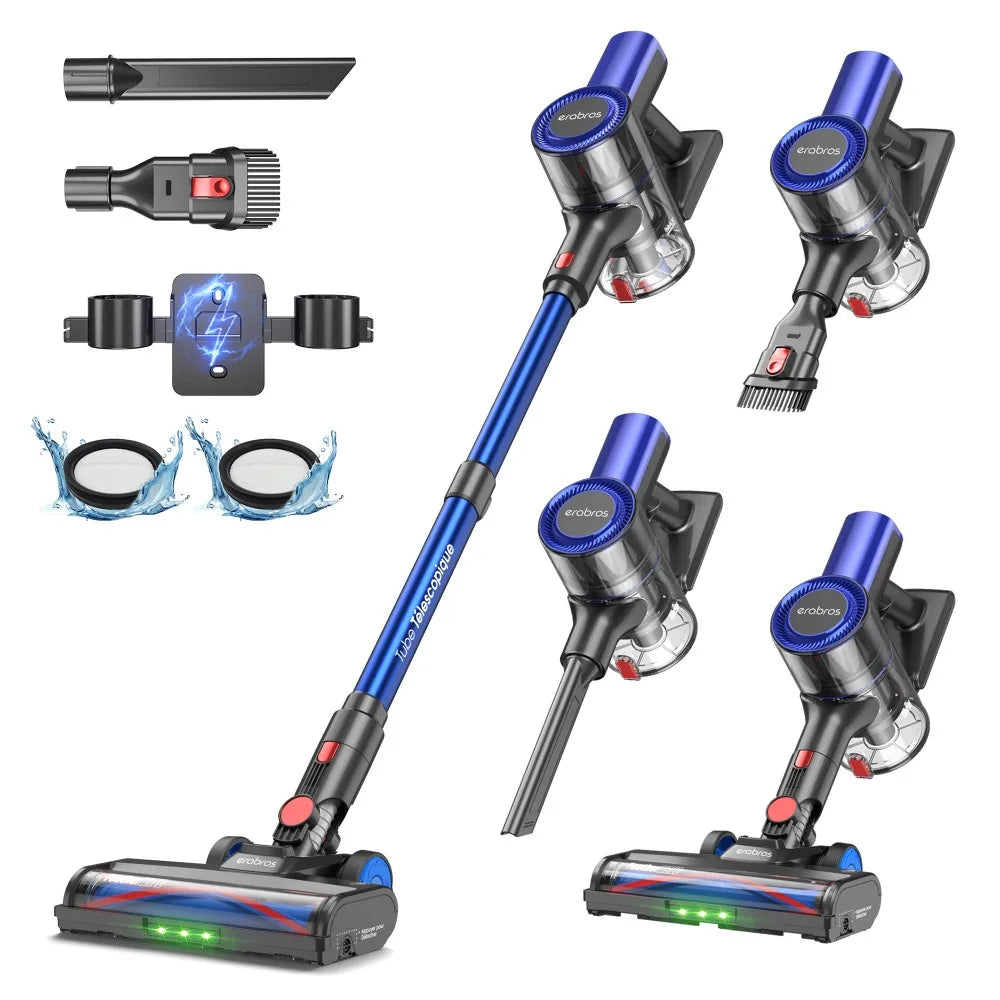 Aspirateur balai sans fil Erabros EV2, 55 kPa, 55 min