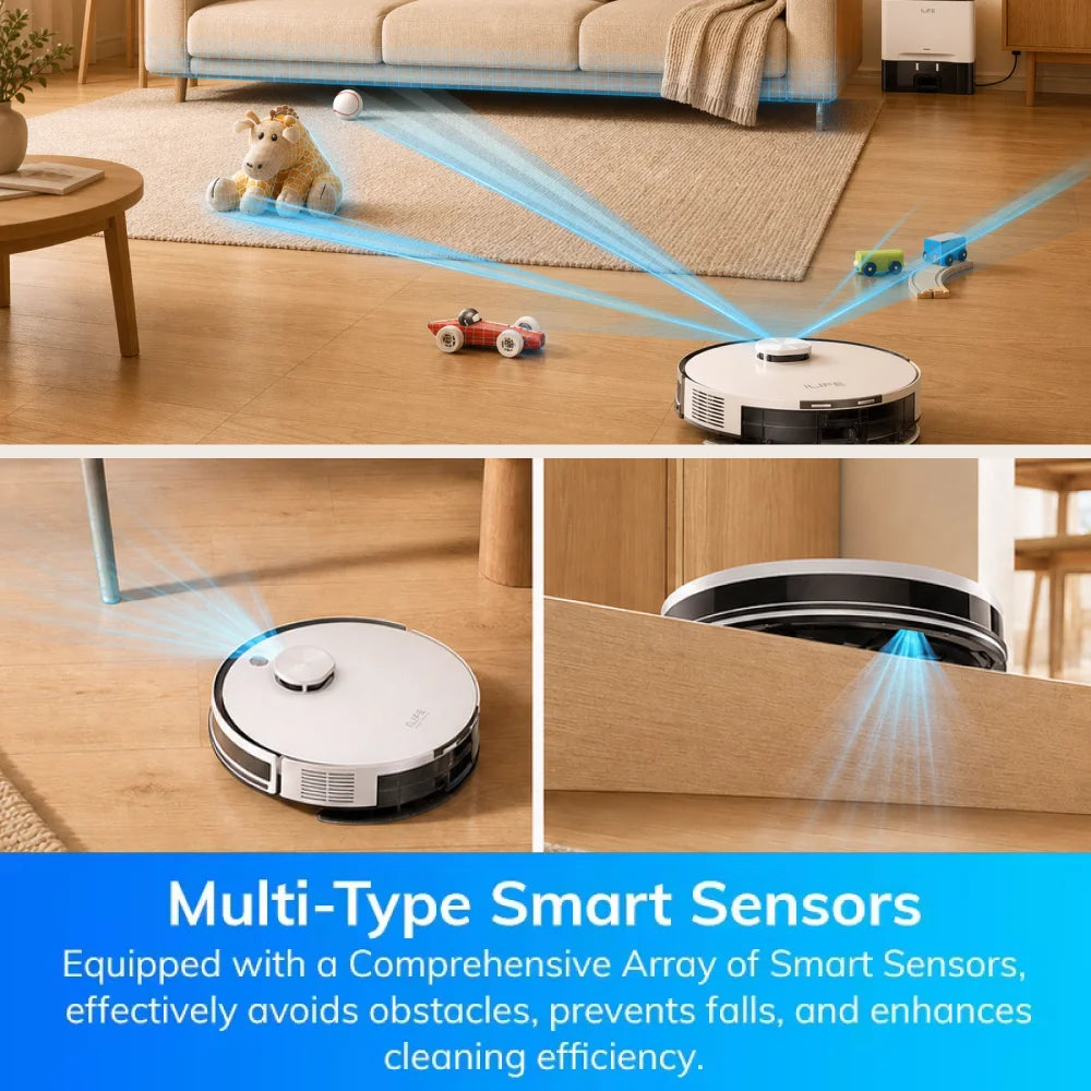 Robot aspirateur laveur ILIFE A30 Pro avec station de vidage