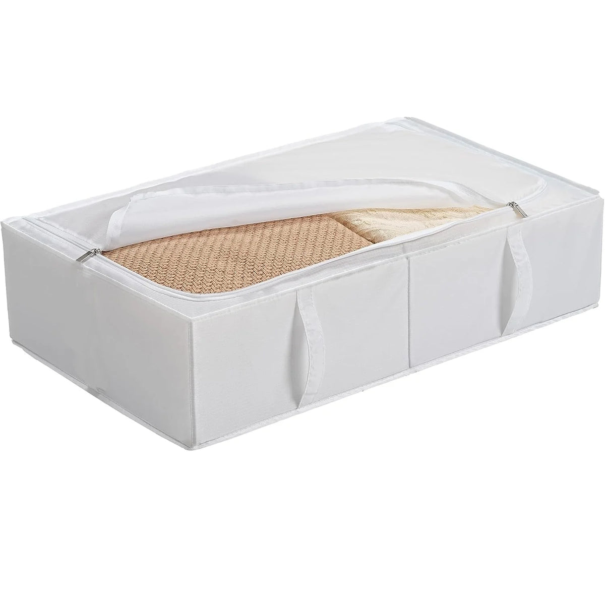 Housse de rangement sous lit à couvercle, 90 × 53 × 18 cm