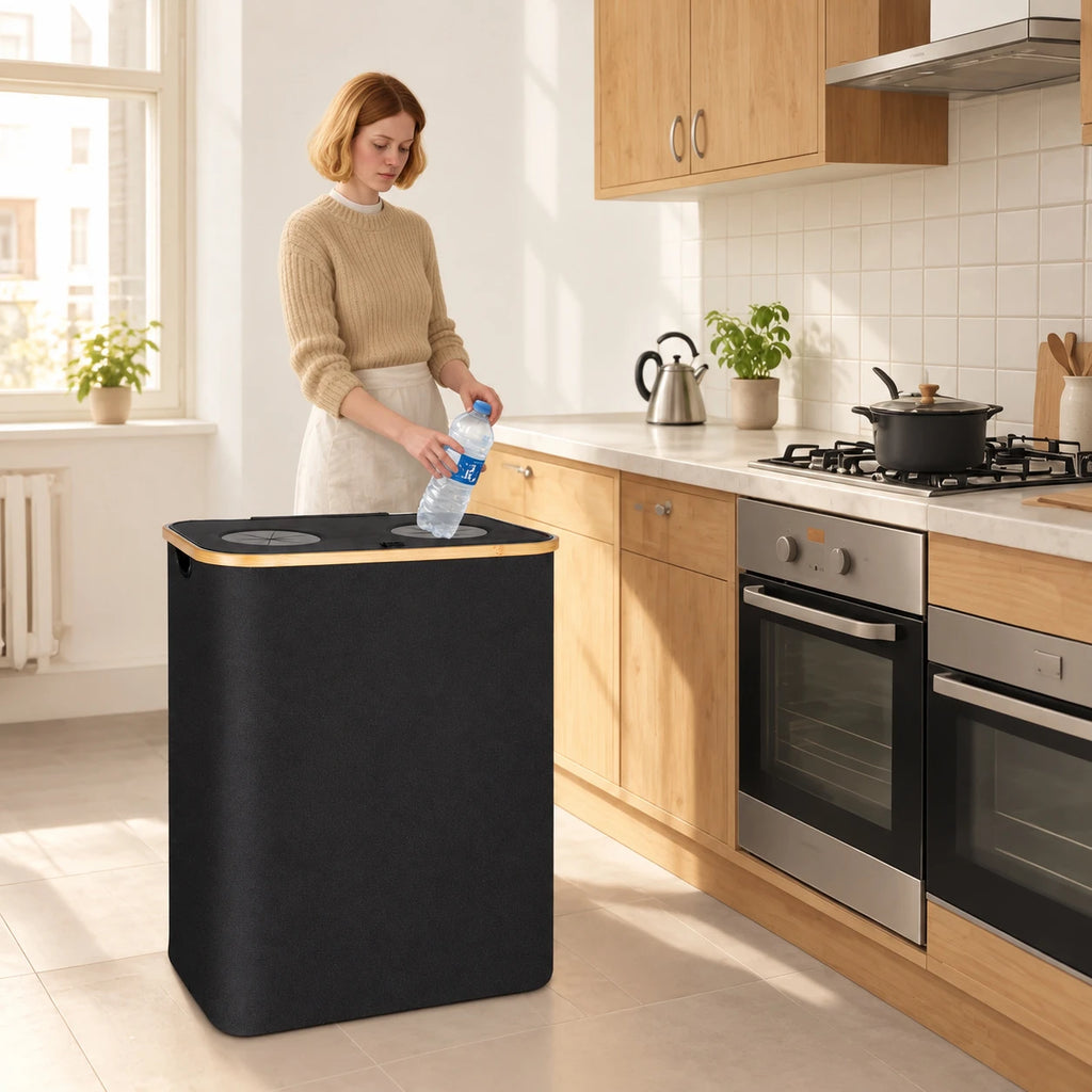 Collecteur de tri 160 L, 4 sacs amovibles