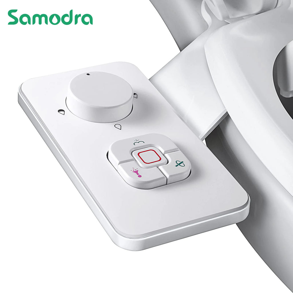 Kit bidet pour WC sans électricité, double buse rétractable