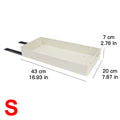 Tiroir coulissant pour placard en acier, 43 cm
