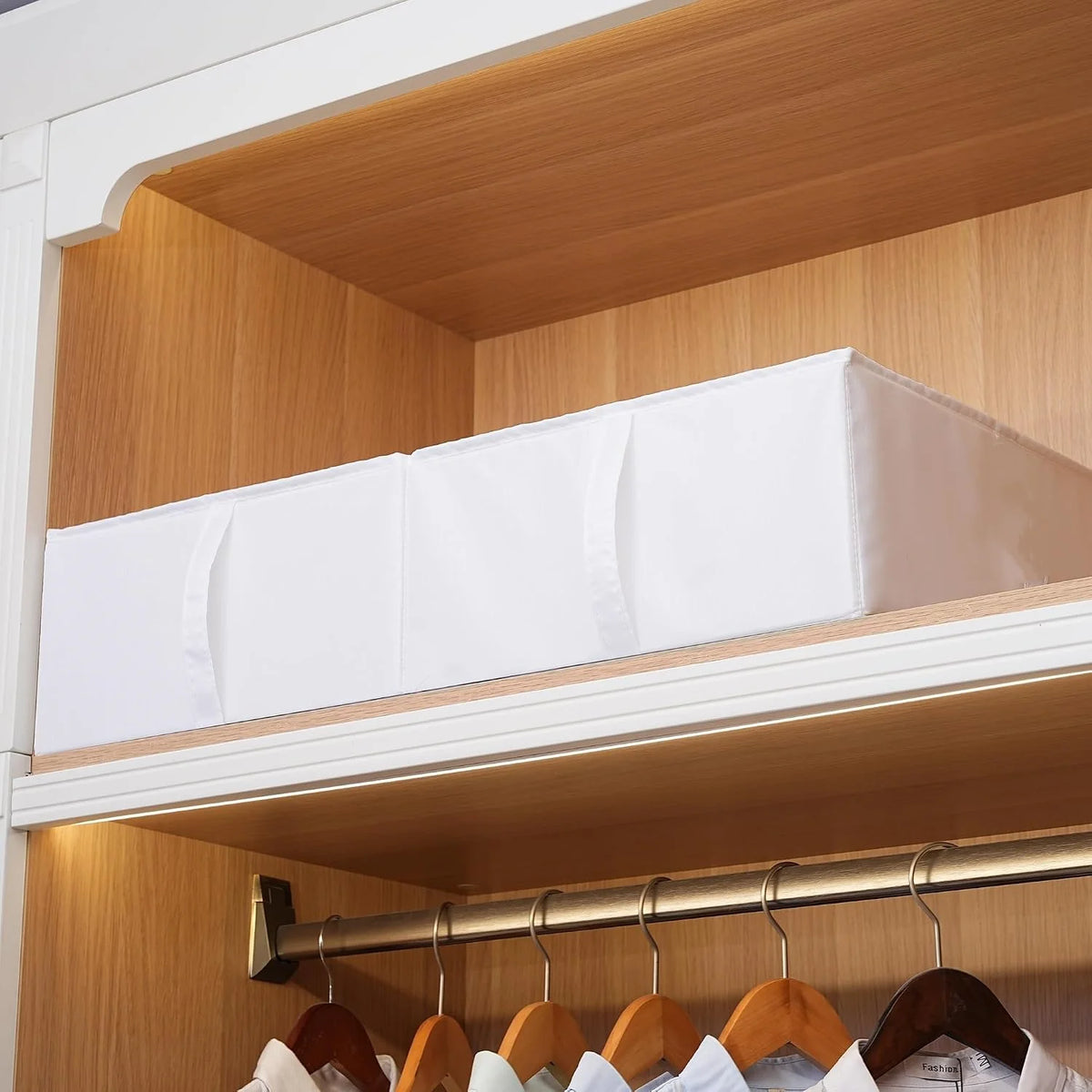 Housse de rangement sous lit à couvercle, 90 × 53 × 18 cm