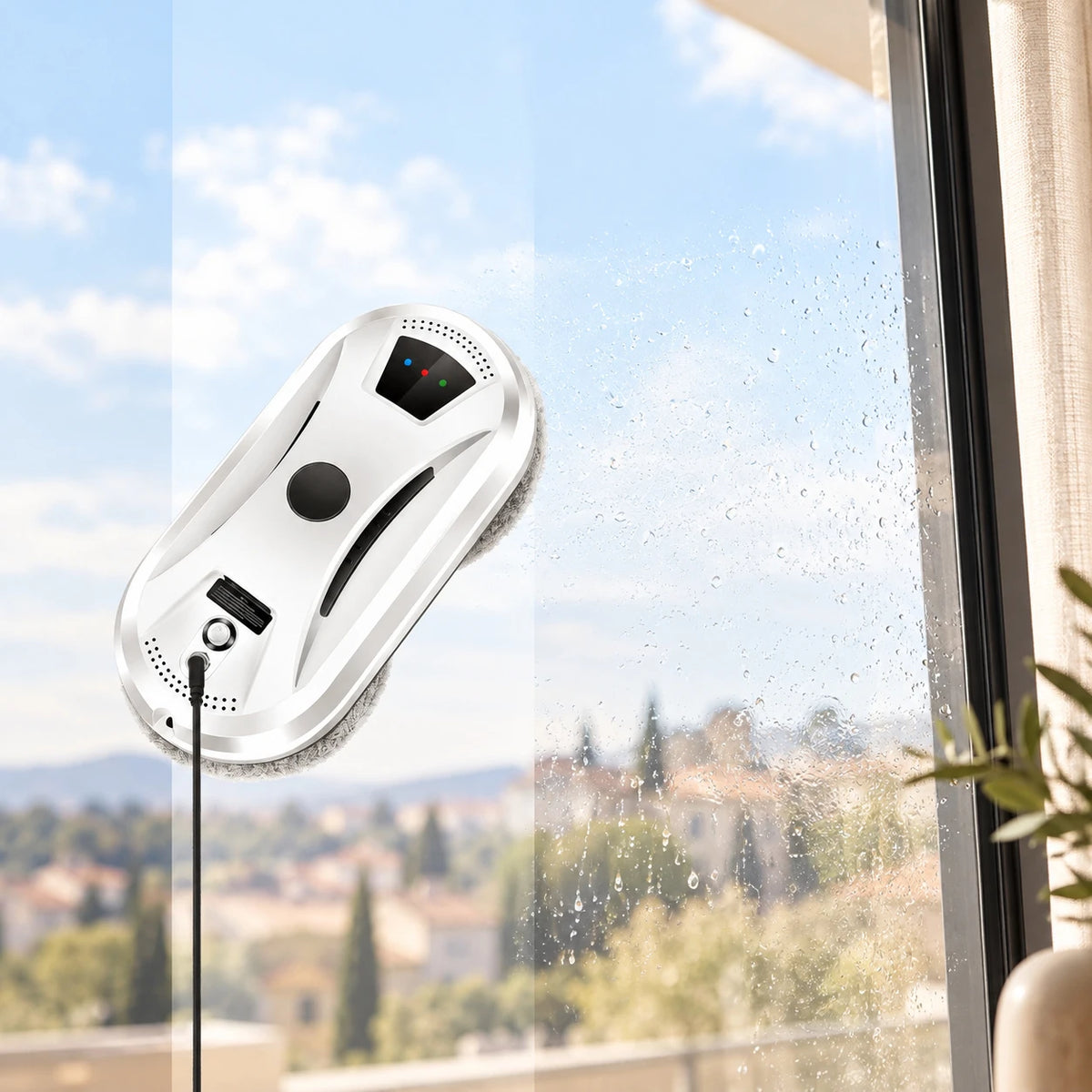 Robot lave-vitres avec télécommande, 5 600 Pa