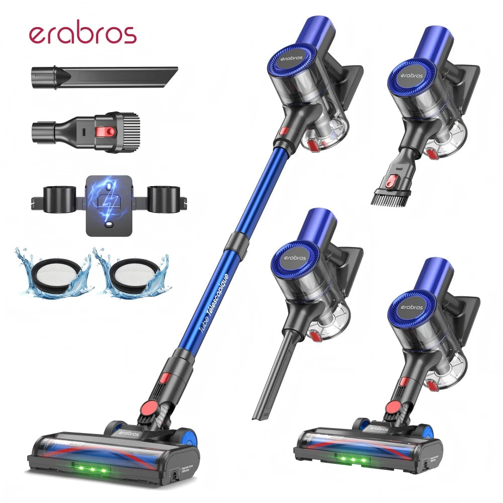 Aspirateur balai sans fil Erabros EV2, 55 kPa, 55 min