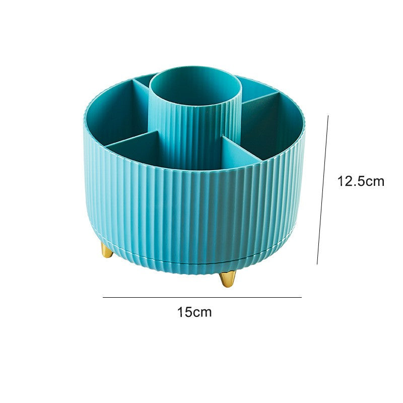 Pot rotatif cannelé pour pinceaux et stylos — vue 2