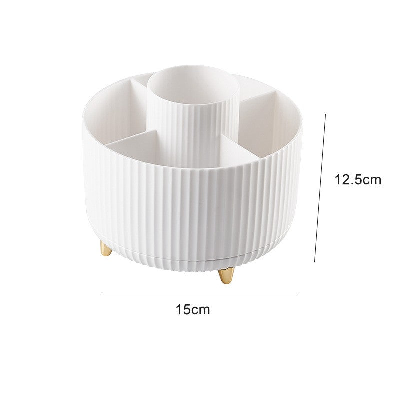 Pot rotatif cannelé pour pinceaux et stylos — vue 3