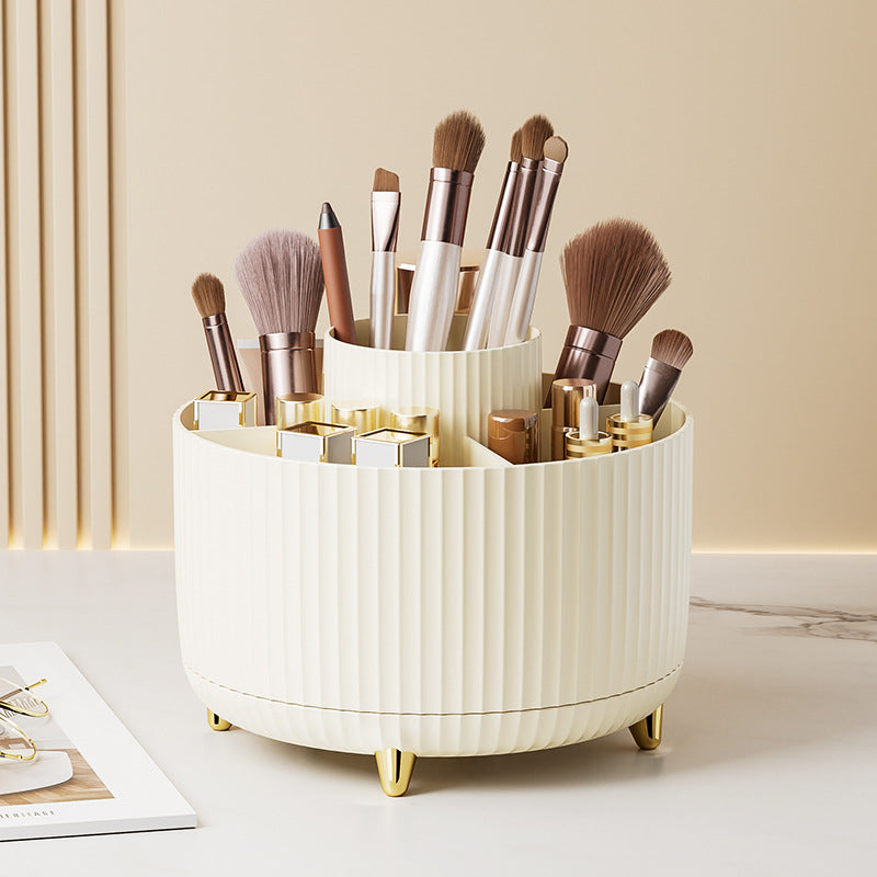 Pot rotatif cannelé pour pinceaux et stylos — vue 6